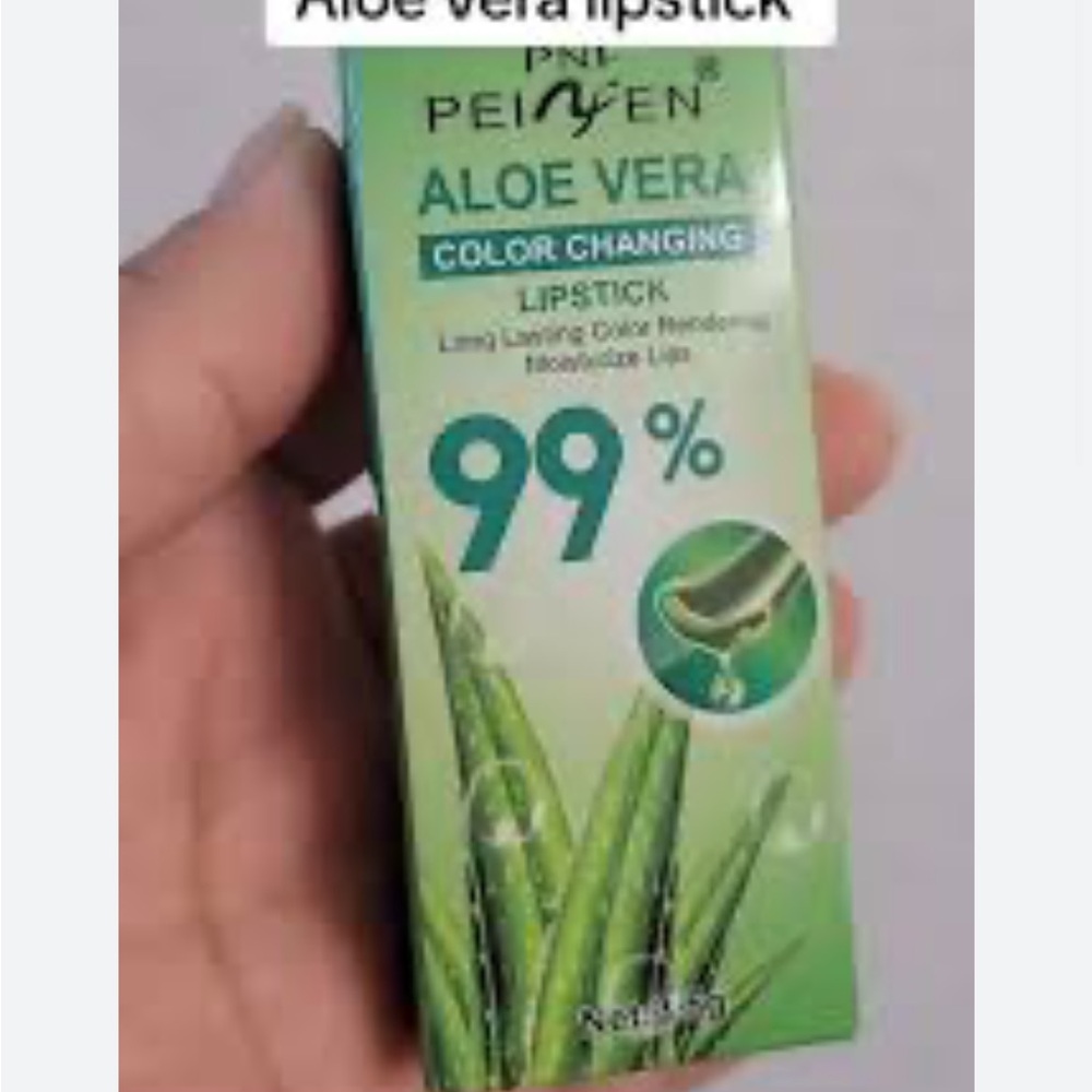 Aloe Vera Color Changing Lipstick - Green